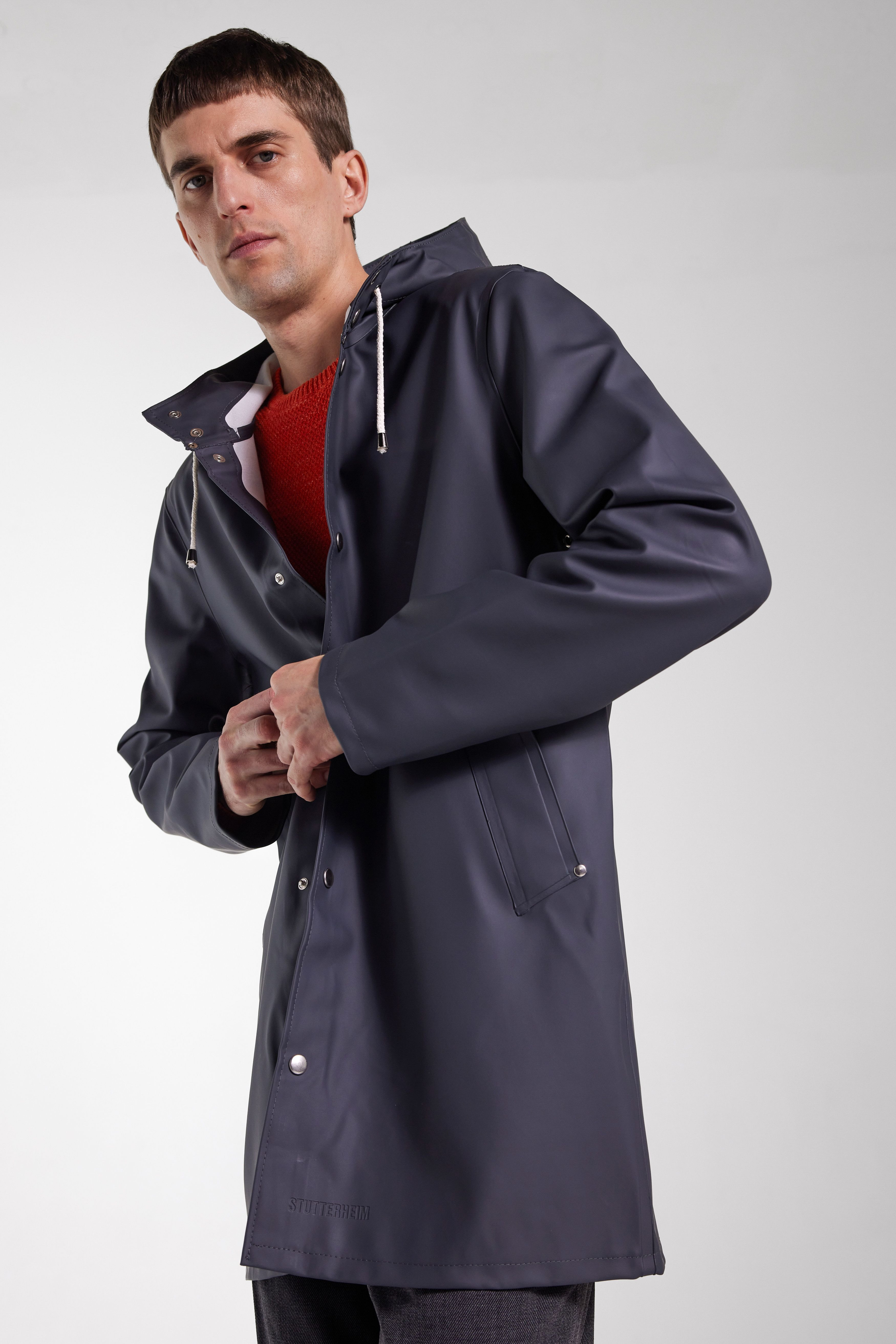 Stockholm Raincoat Charcoal - 5