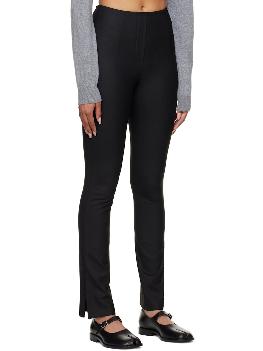 Black Long Trousers - 2