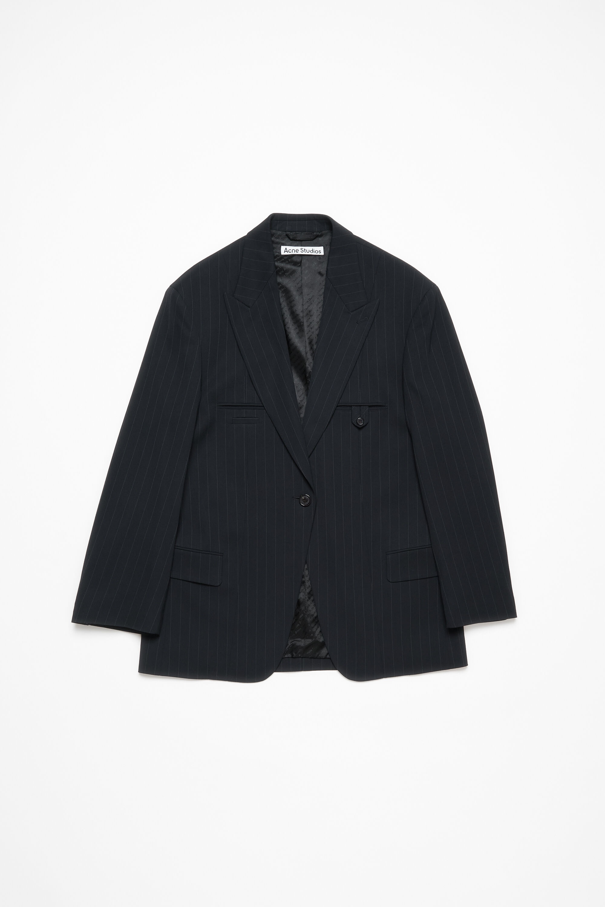 Single-breasted suit jacket - Navy blue - 8