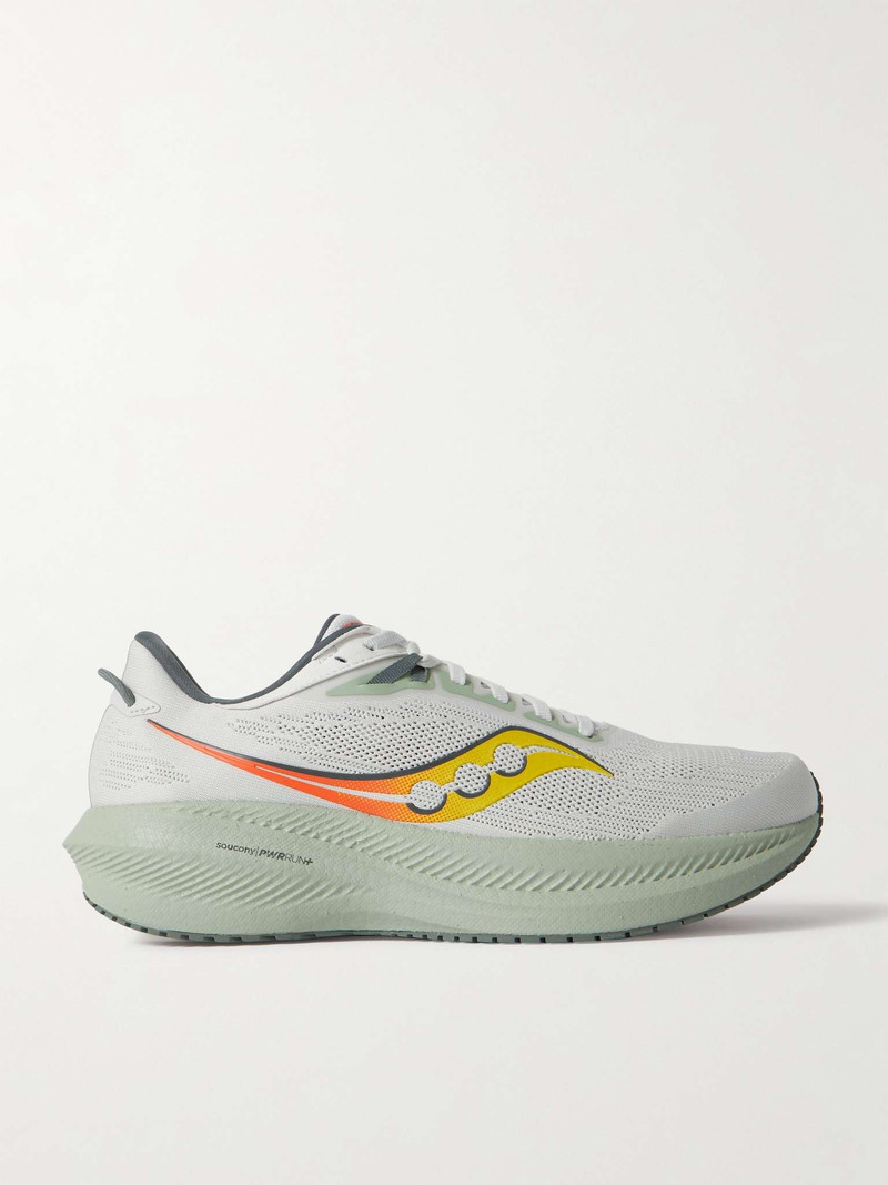 Triumph 21 Rubber-Trimmed Mesh Running Sneakers - 1