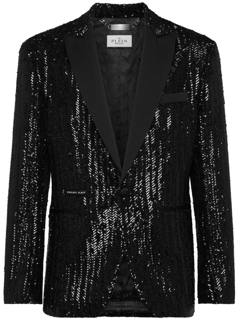 embroidered lurex blazer 1