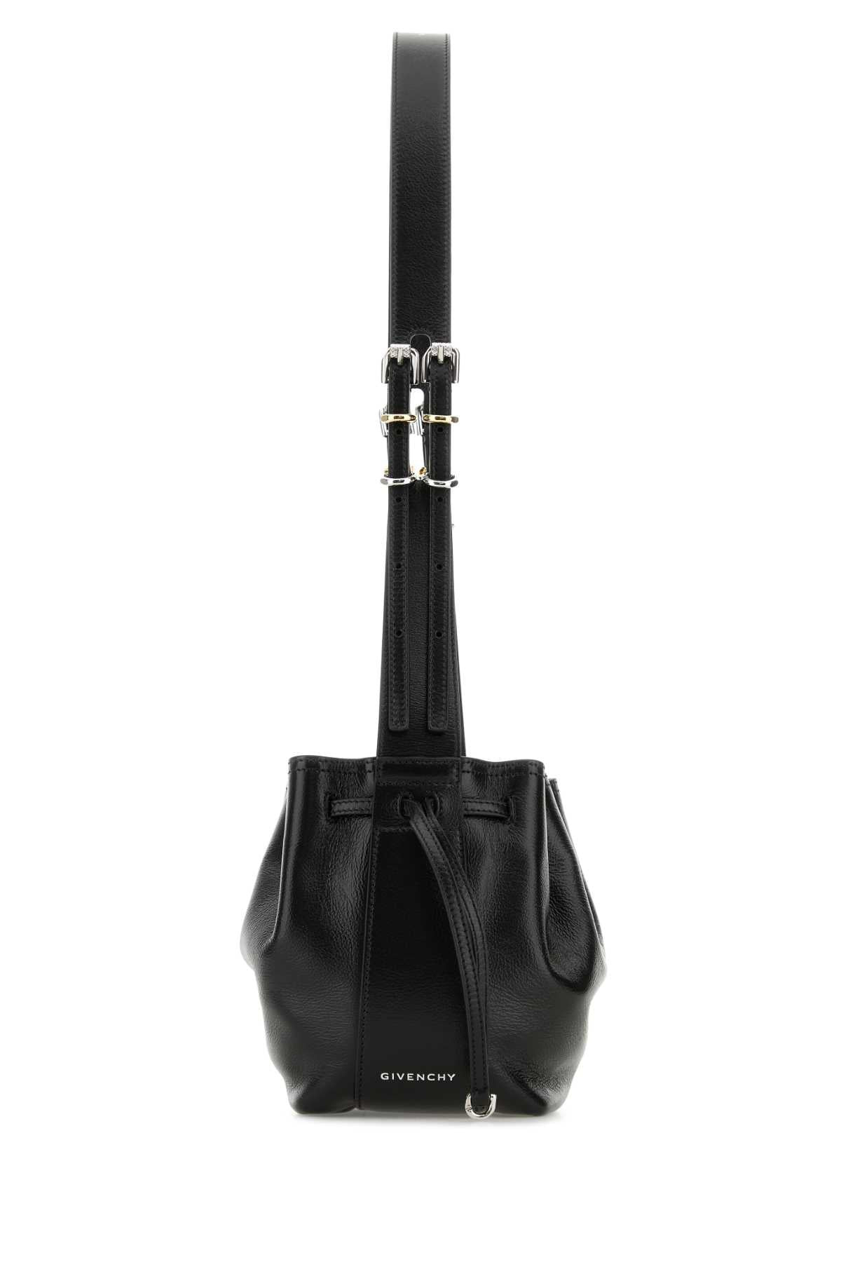 Givenchy Women Black Leather Small Pumpkin Crossbody Bag - 3