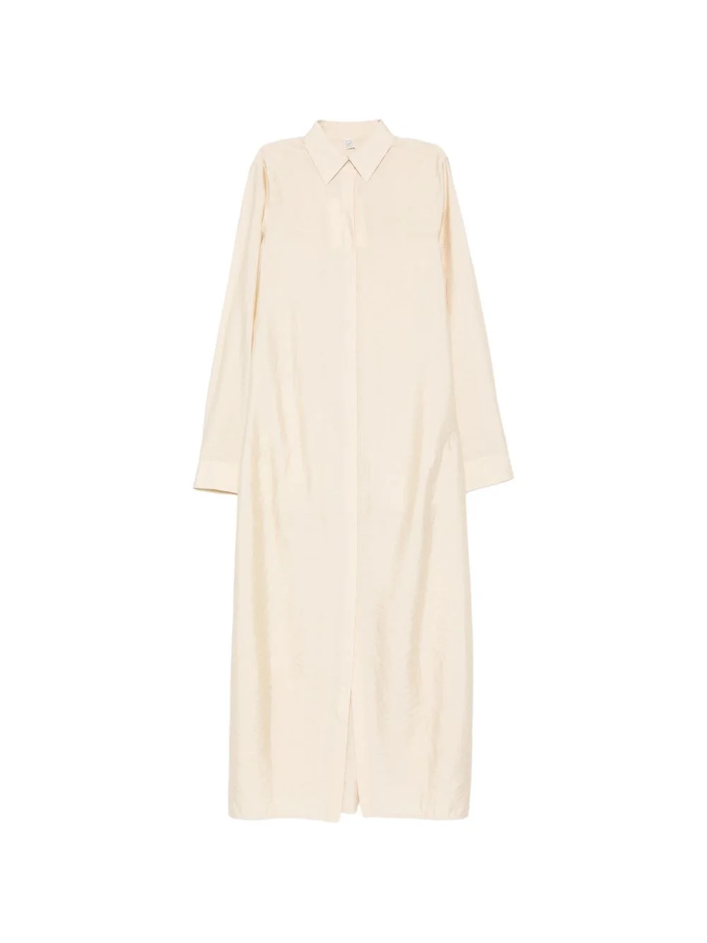 split collared maxi dress - 1