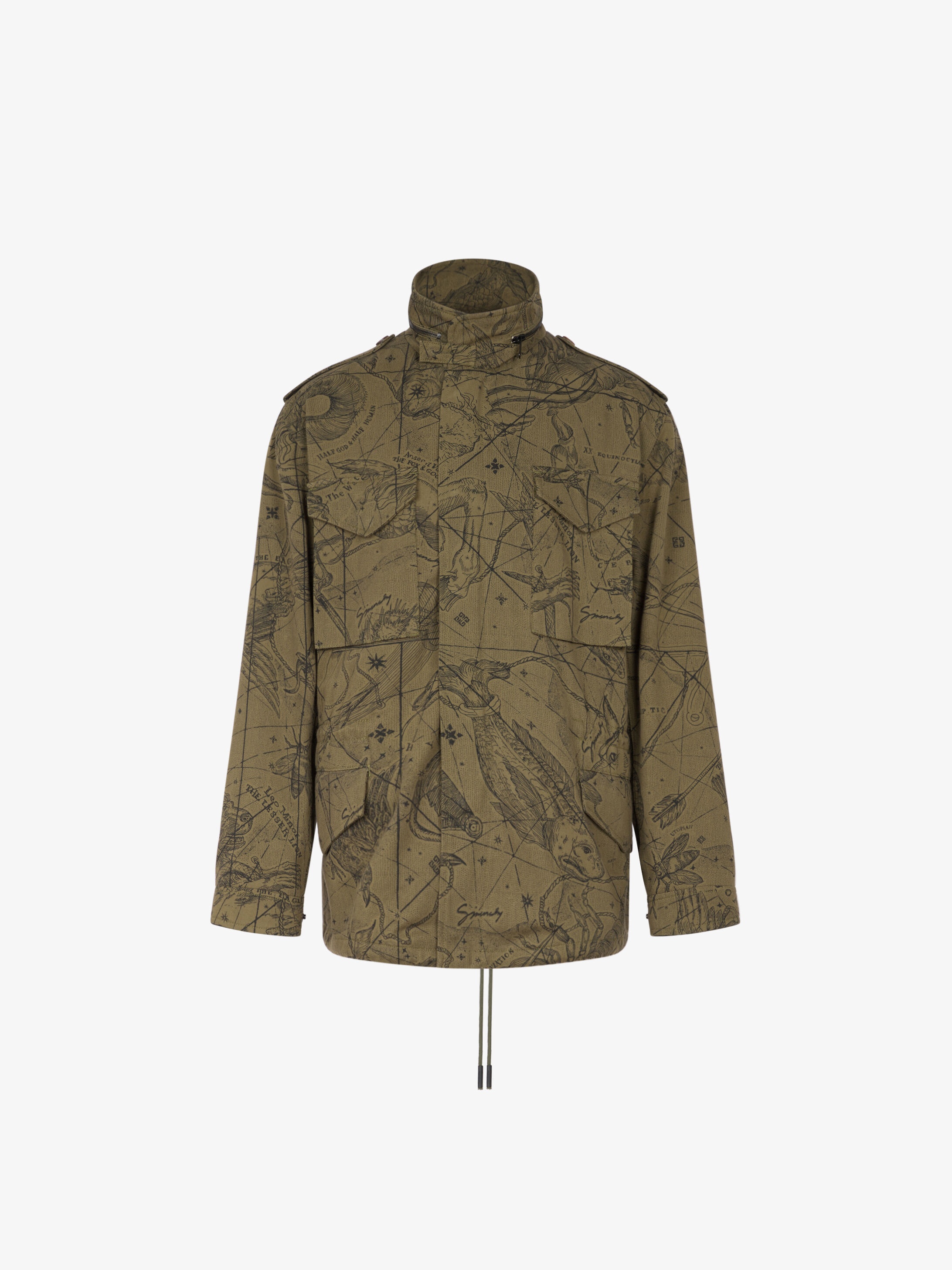 Astral printed multipockets parka - 5