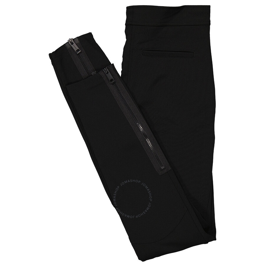 Burberry Ladies Black Cutout Zip-Detail Skinny Jeans - 7
