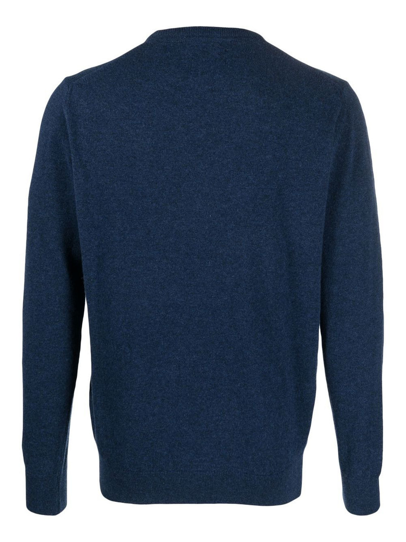 Barbour logo-embroidered wool sweater outlook