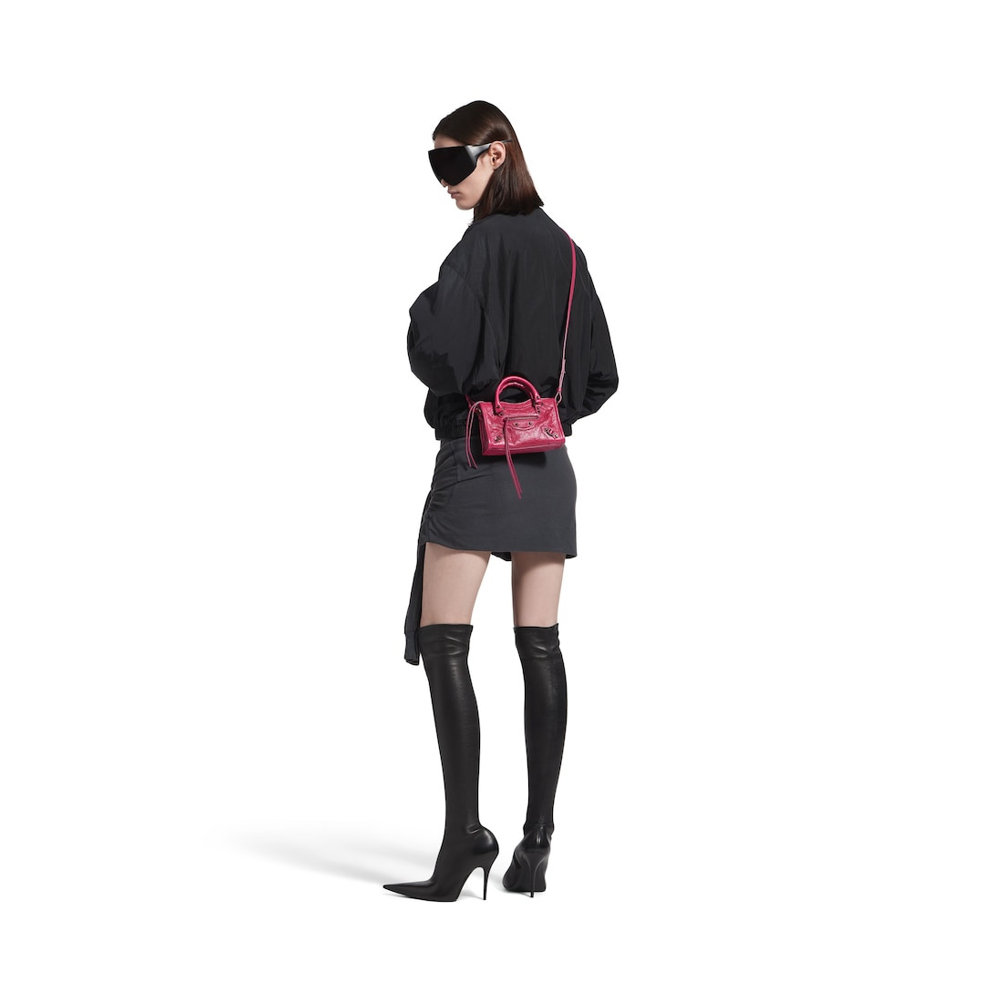 Women's Le City Bag Nano in Framboise - 8