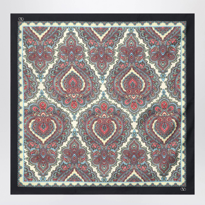 Valentino Garavani Silk Scarf With Paisley Print Women - 2