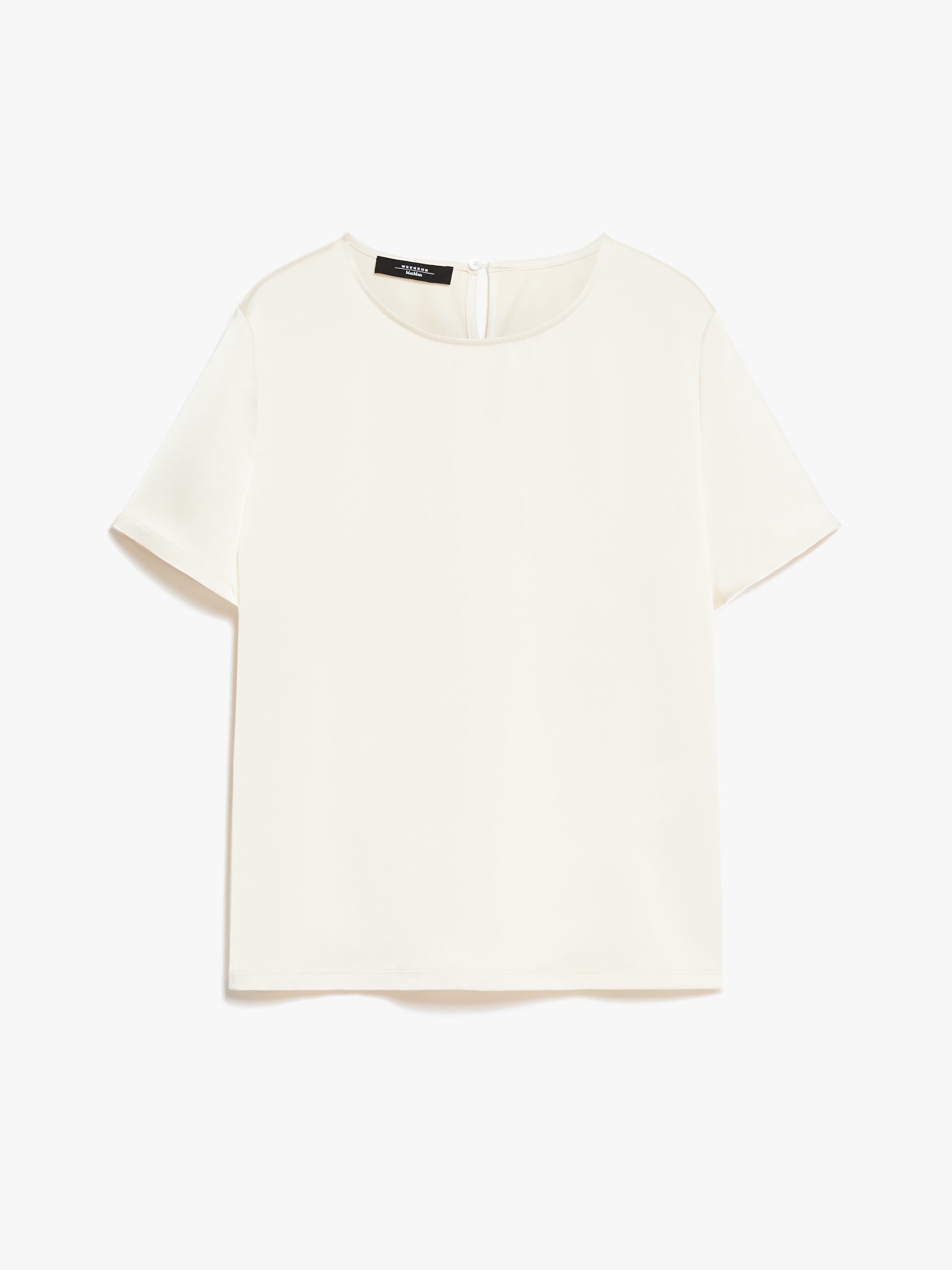 GILBERT Satin and jersey T-shirt - 1