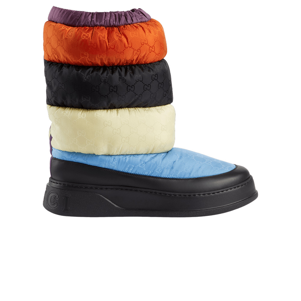 Gucci Padded Snow Boot 'Black Multi-Color' - 1