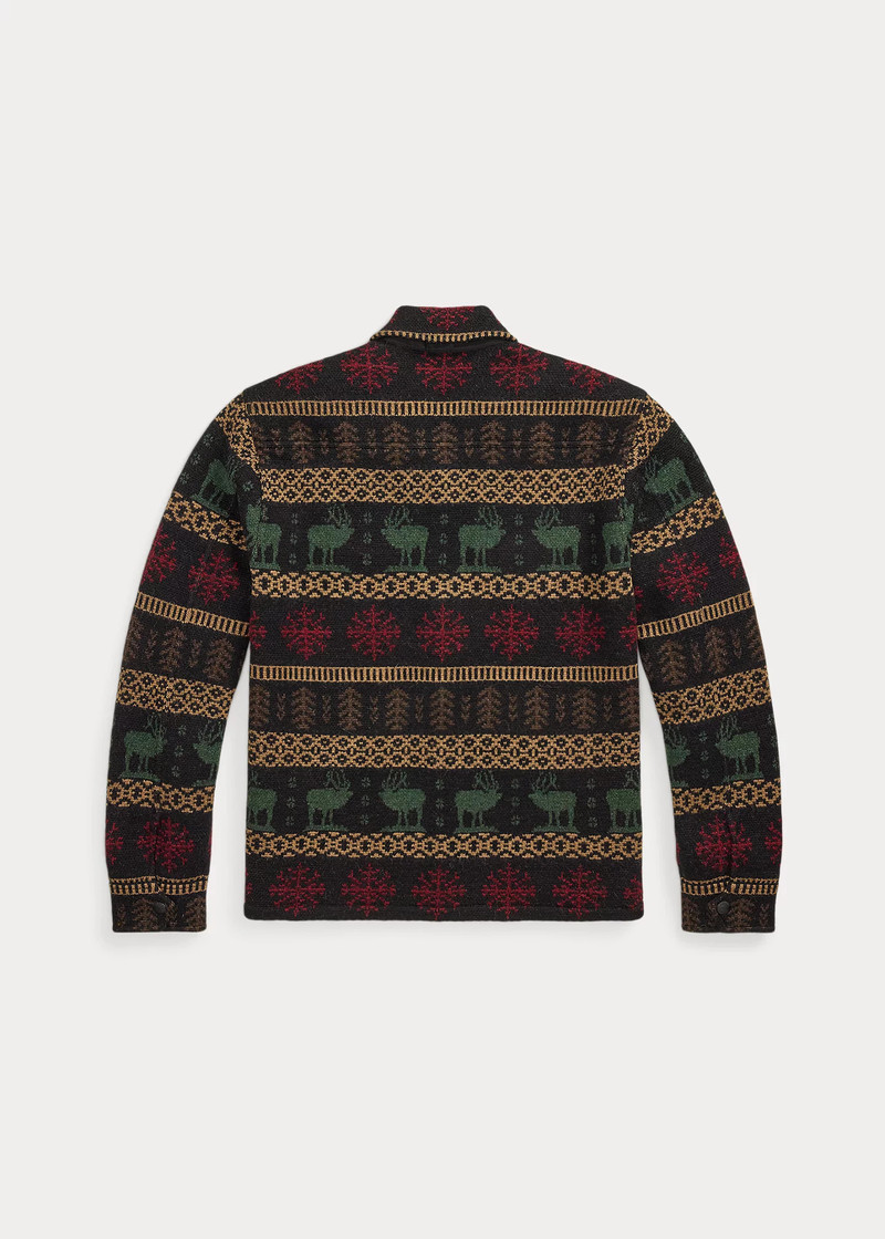 RRL by Ralph Lauren Wool Overshirt Sweater outlook