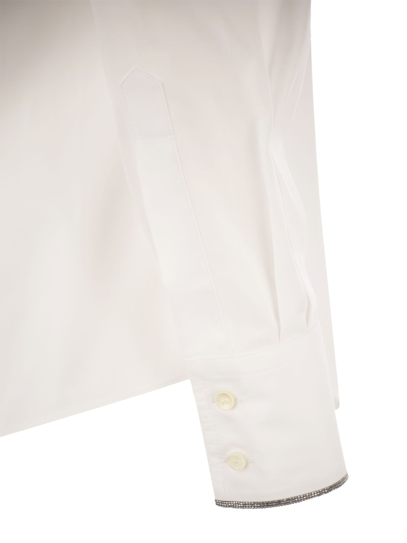 Brunello Cucinelli Women Cotton Poplin Shirt - 4