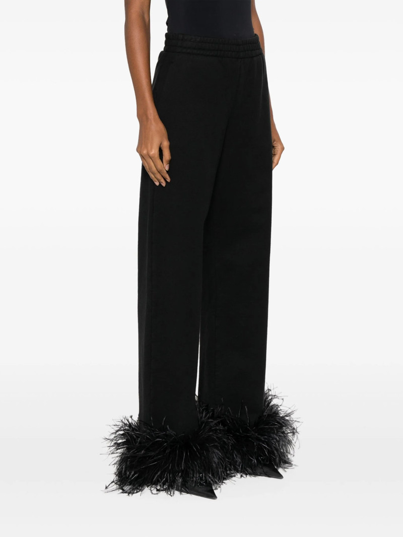 Prada Feather-trim Fleece Track Pants outlook