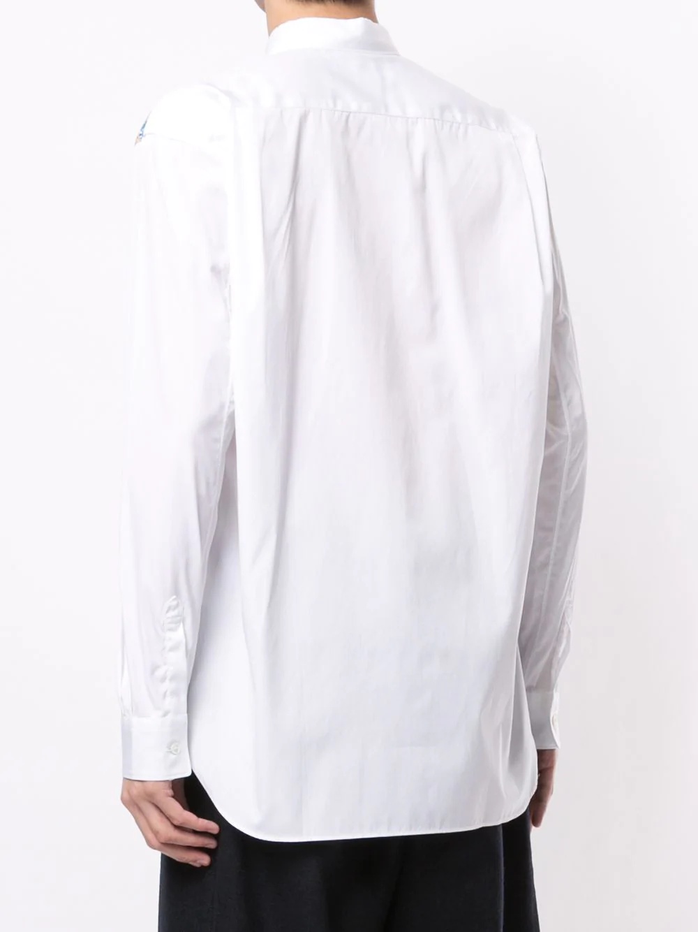 Futura print panelled shirt - 4