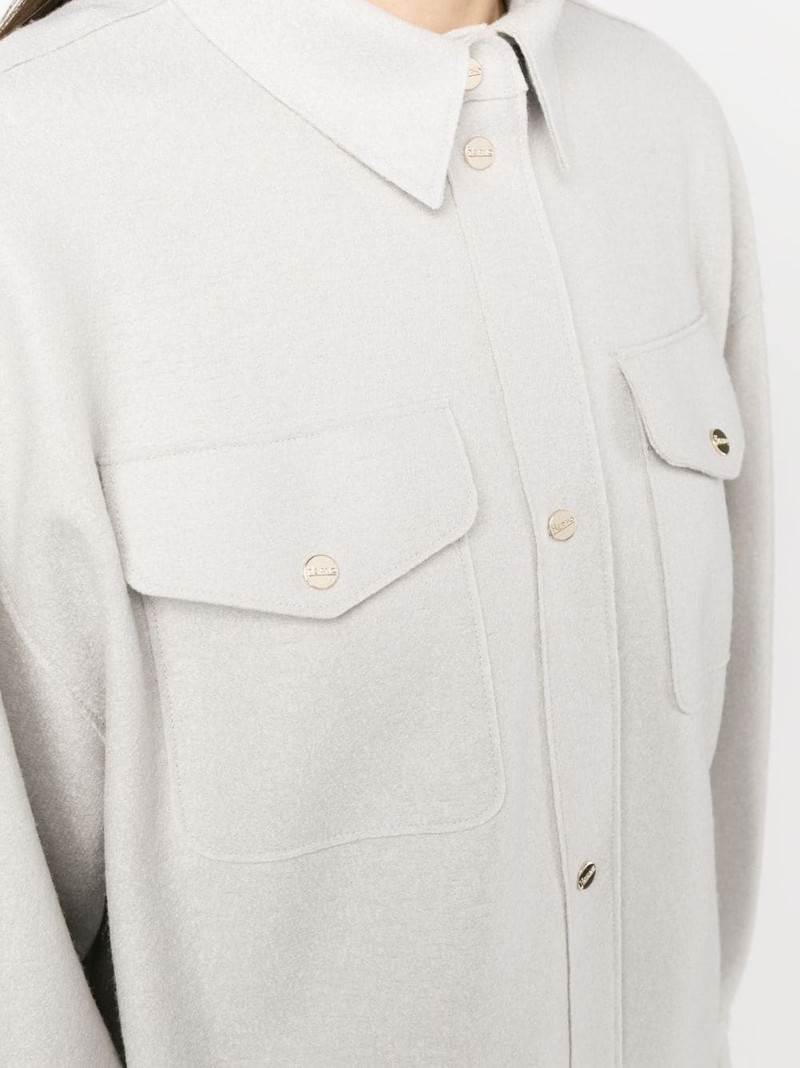 felted-finish virgin wool shirt 5