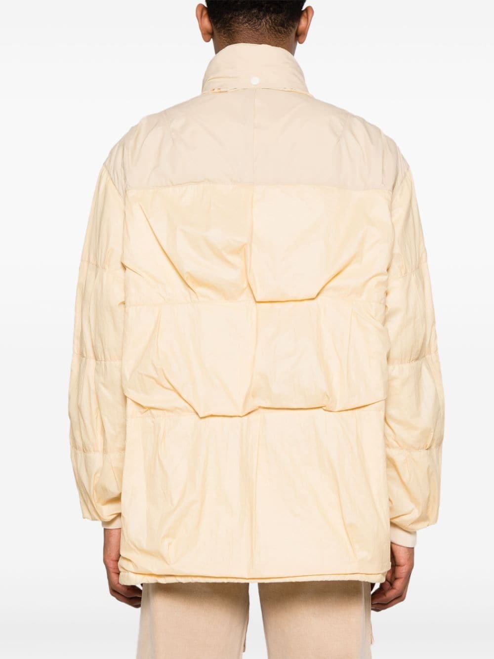 Exhaust panelled puffer jacket - 4