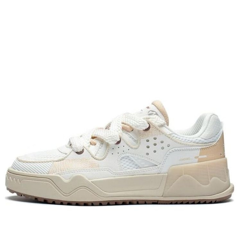 (WMNS) Li-Ning CF Flash Star 2.0 'White Light Brown' AGLT088-2 - 1