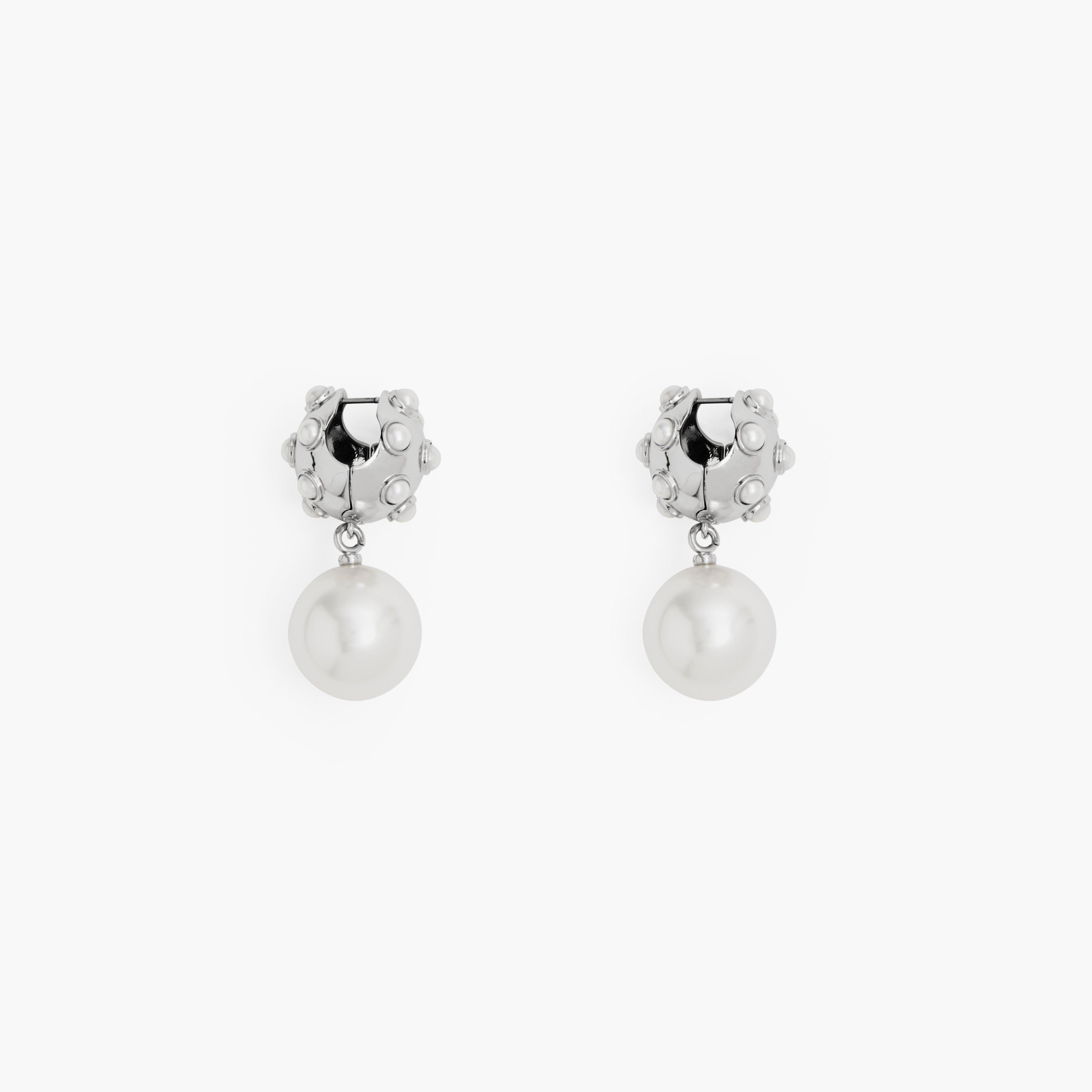 THE PEARL DOT DROP EARRINGS - 4