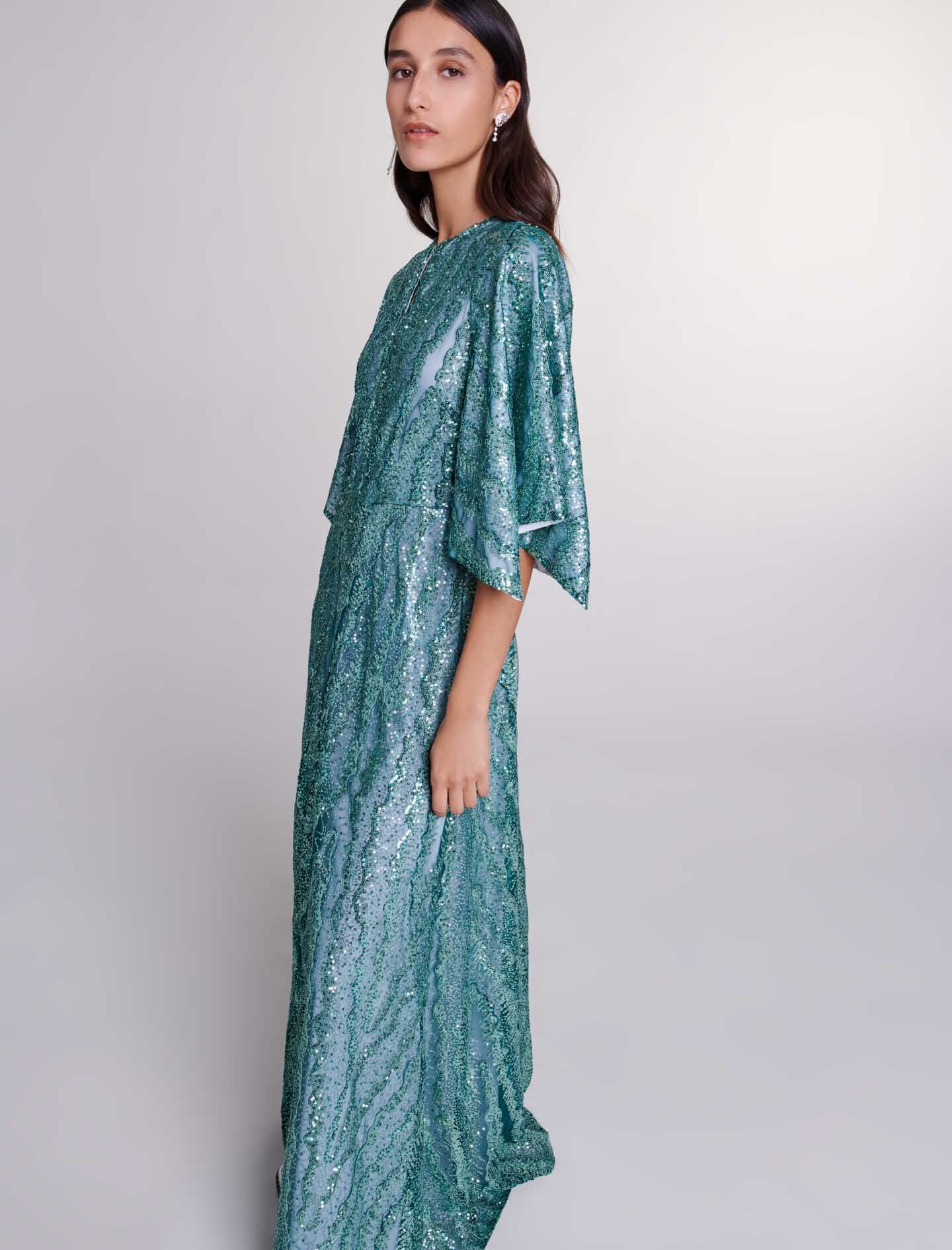 Sequin maxi dress - 7