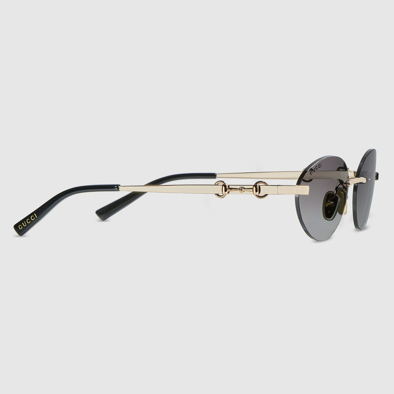 GUCCI Frameless oval sunglasses outlook