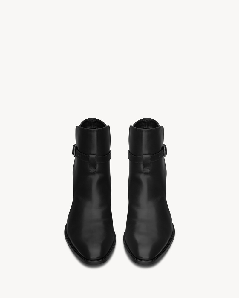 SAINT LAURENT wyatt jodhpur boots in smooth leather outlook