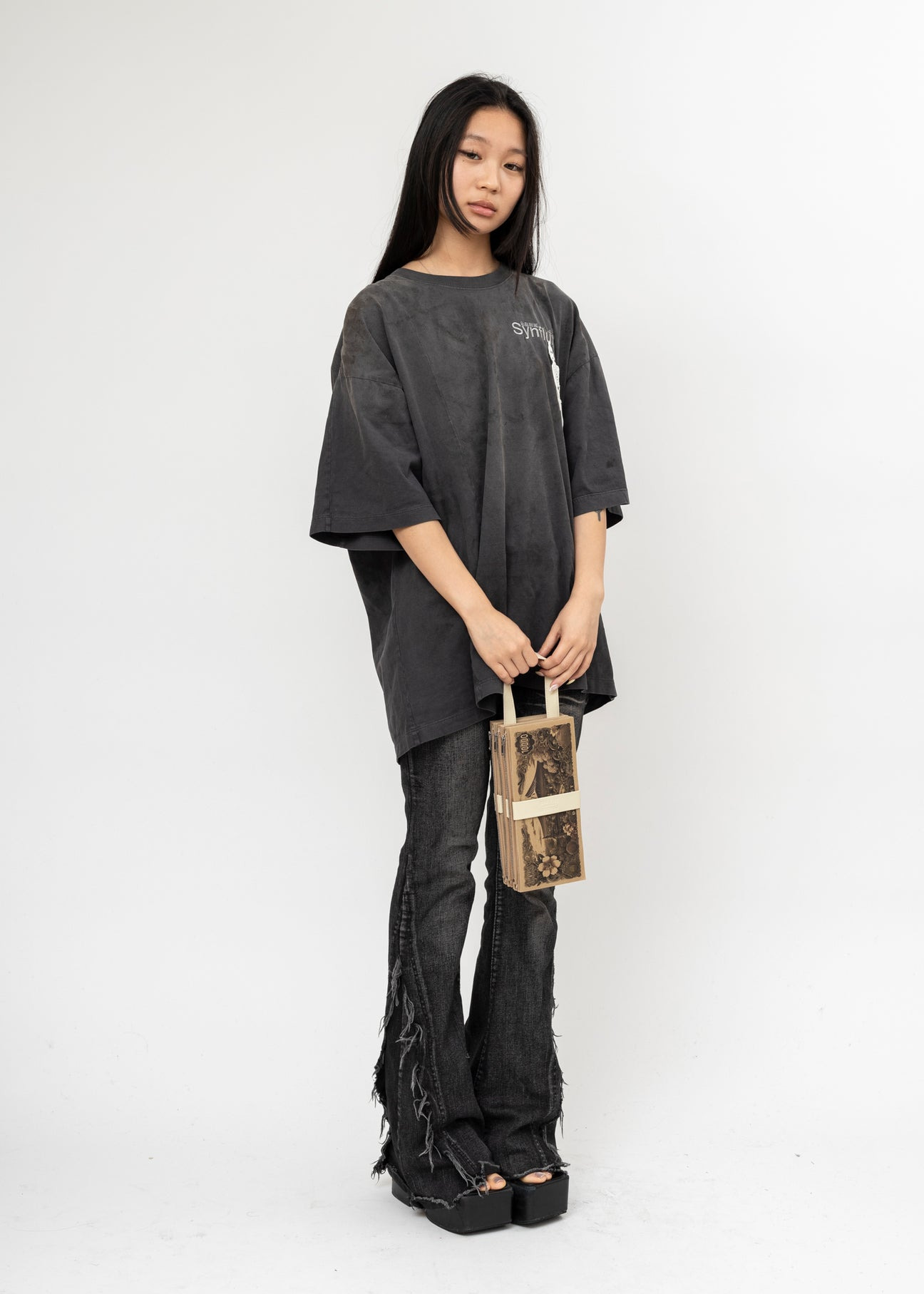 BLACK DOUBLET WASTE-REDUCING ALGORITHM T-SHIRT - 5