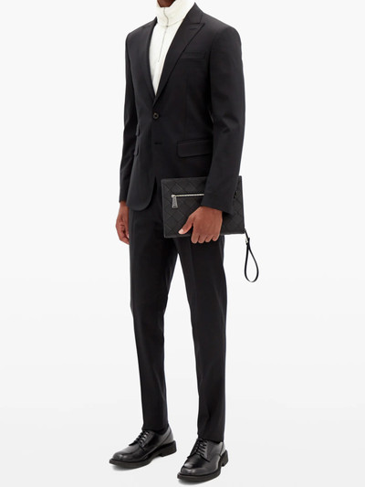 DSQUARED2 London single-breasted wool-blend suit outlook