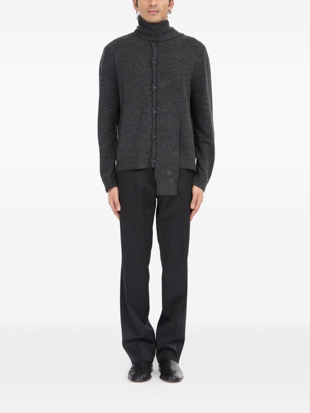 virgin wool-blend cardigan - 2