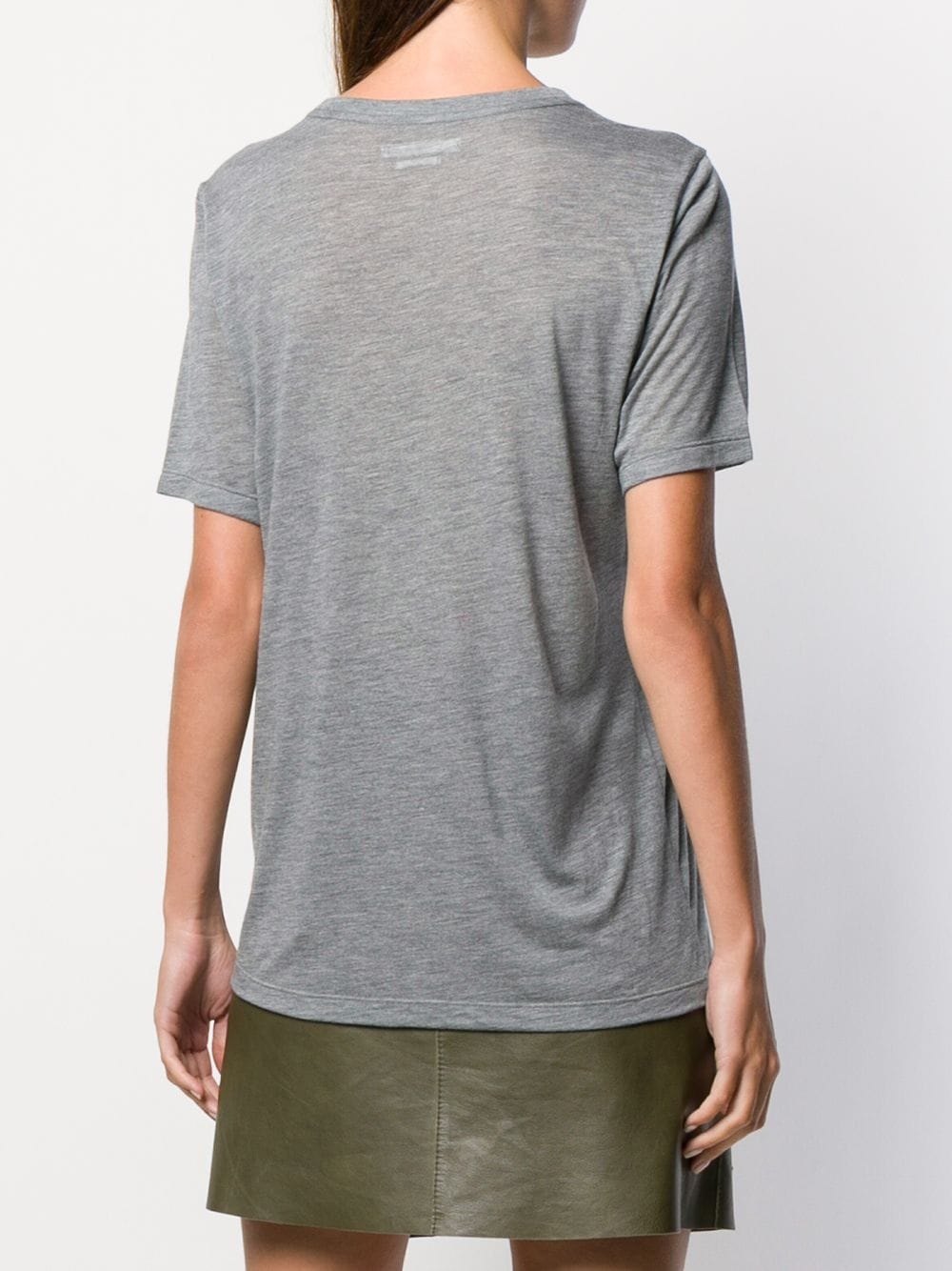 round neck T-shirt - 4