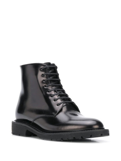 SAINT LAURENT Army lace-up boots outlook