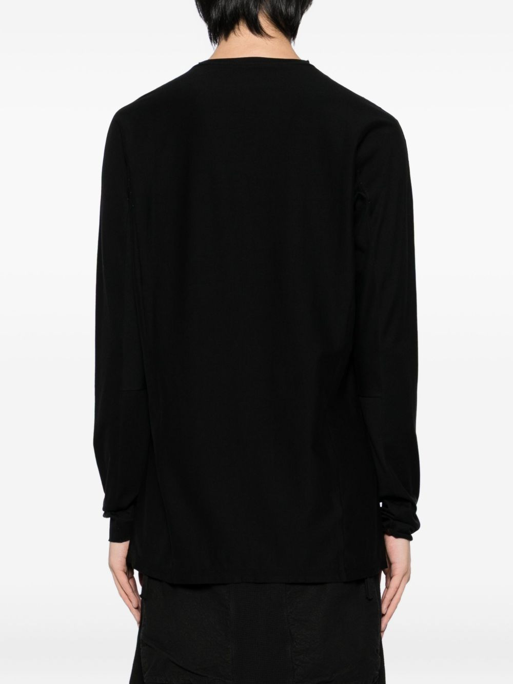 raw-cut cotton T-shirt - 3