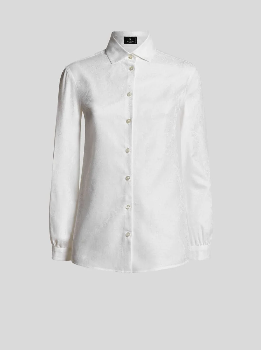 COTTON JACQUARD SHIRT - 1