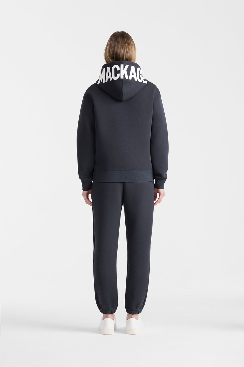 ZOSIA-Z Double-Face Jersey Logo Hoodie 5