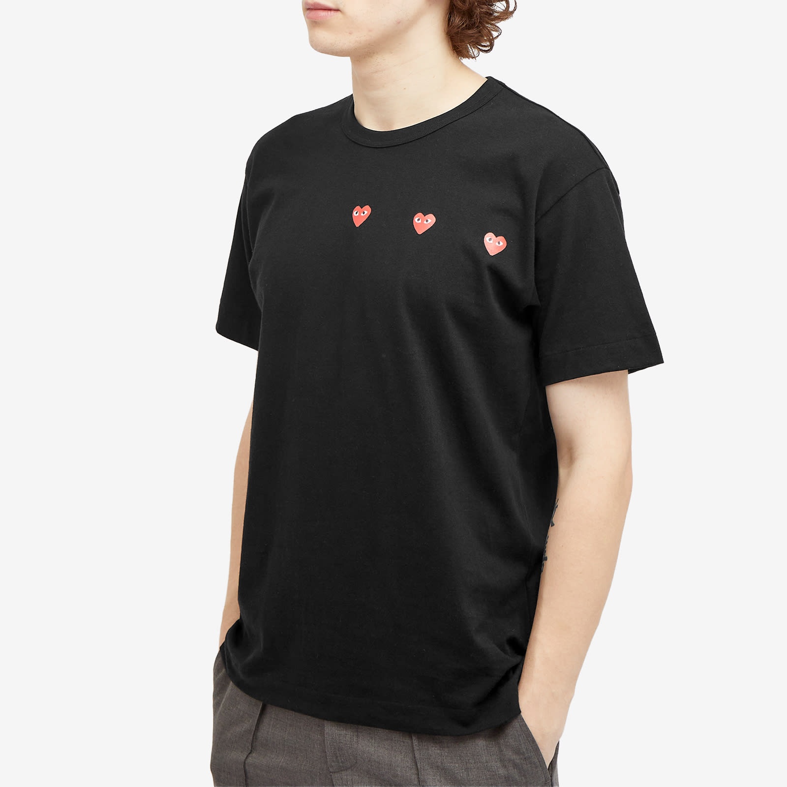 Comme des Garçons Play 3 Heart T-Shirt - 2