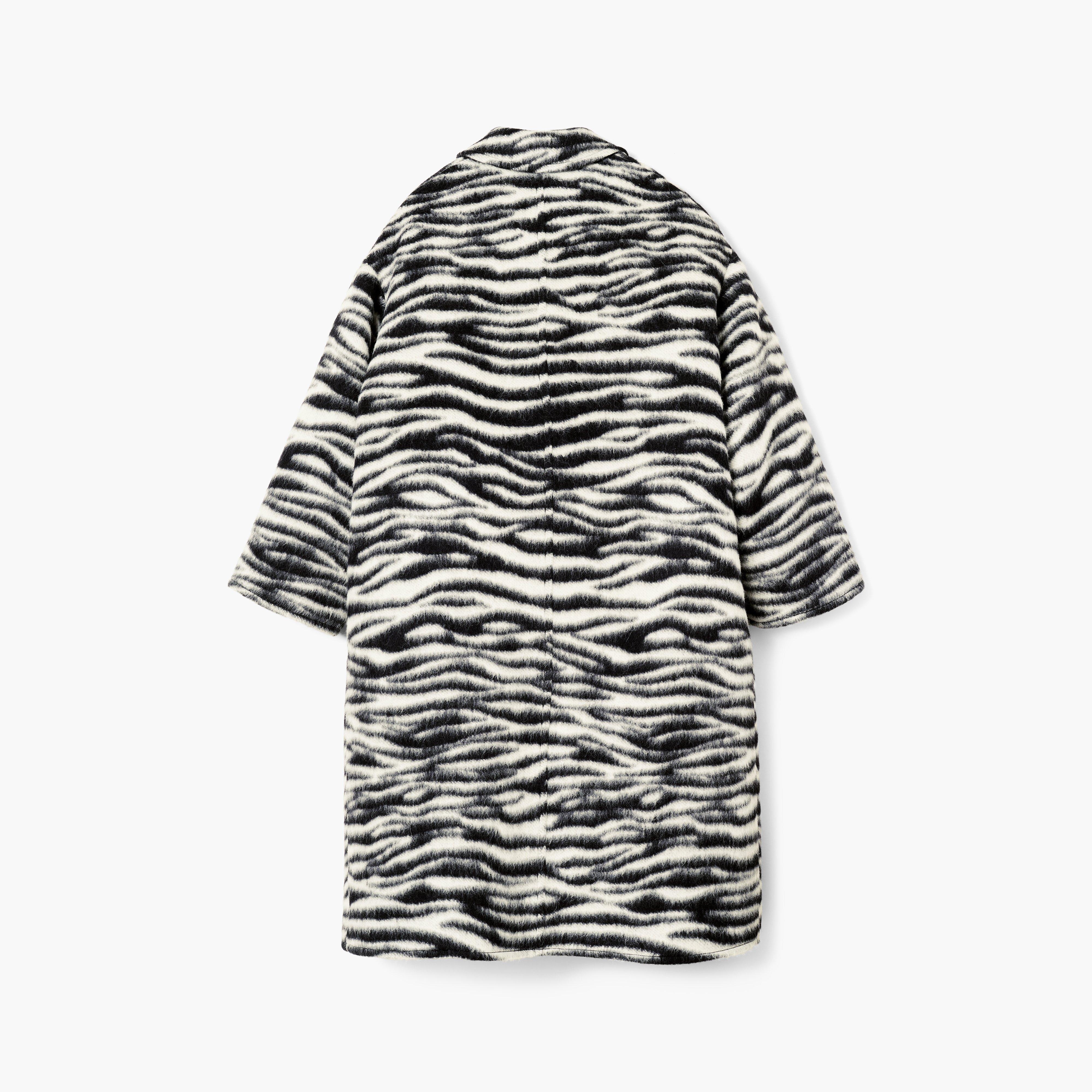 THE ZEBRA BRUSHED COAT - 6