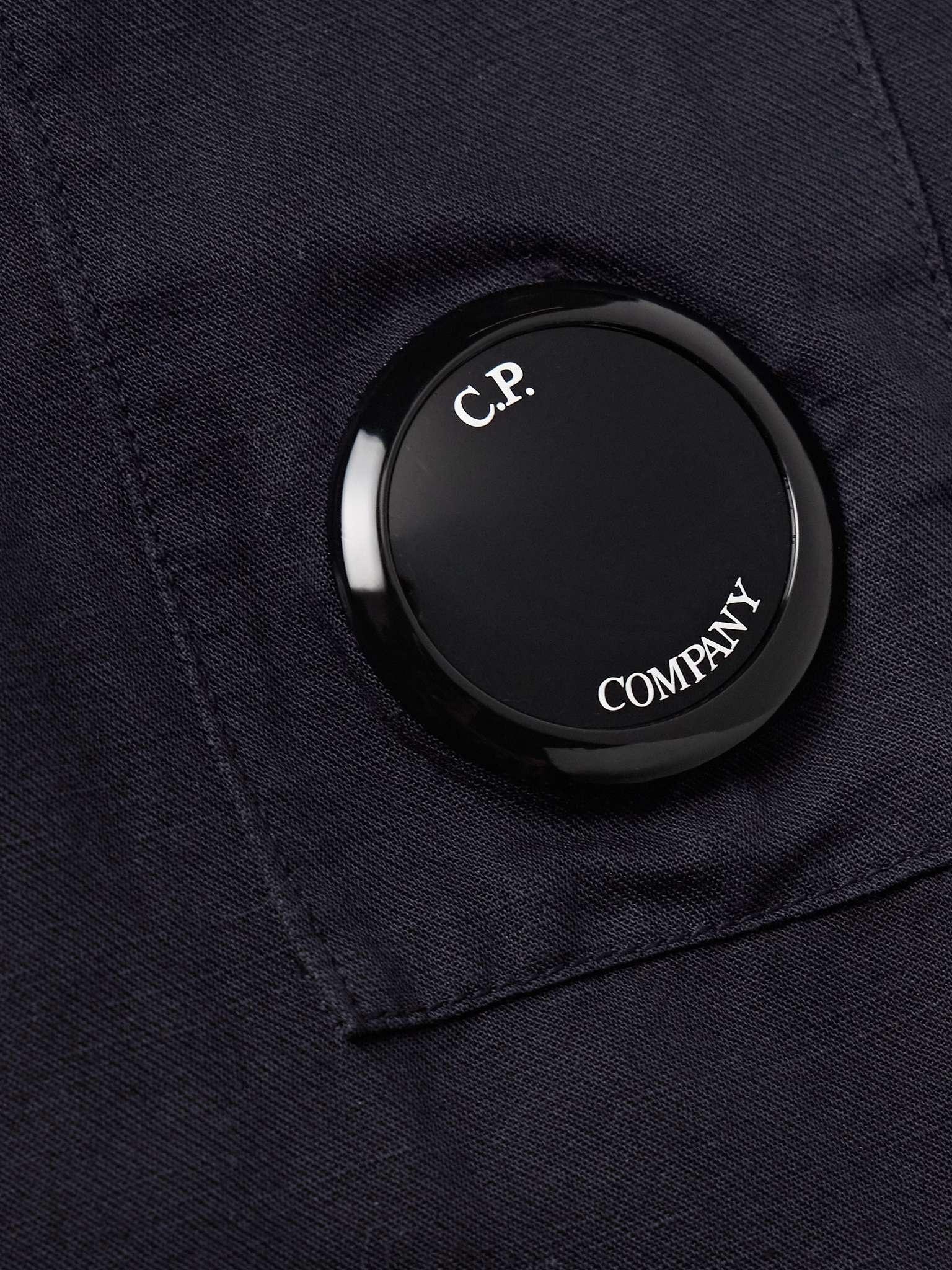Logo-Appliquéd Cotton and Linen-Blend Overshirt - 5