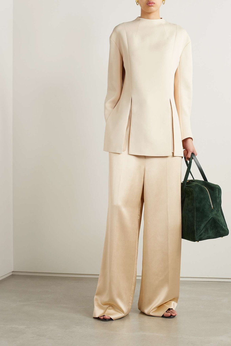 KHAITE Mahni crepe top outlook