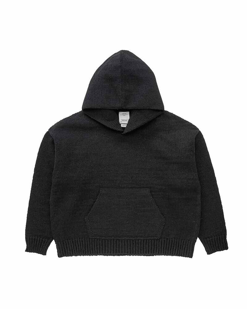AMPLUS SB KNIT HOODIE P.O. BLACK - 1