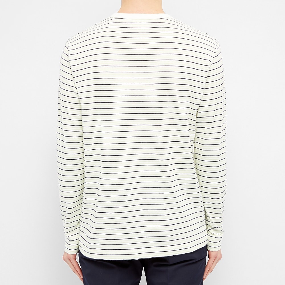 Wood Wood Long Sleeve Viggo Stripe Tee - 4