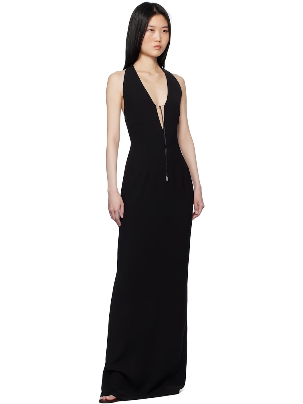 Black Eima Maxi Dress - 4