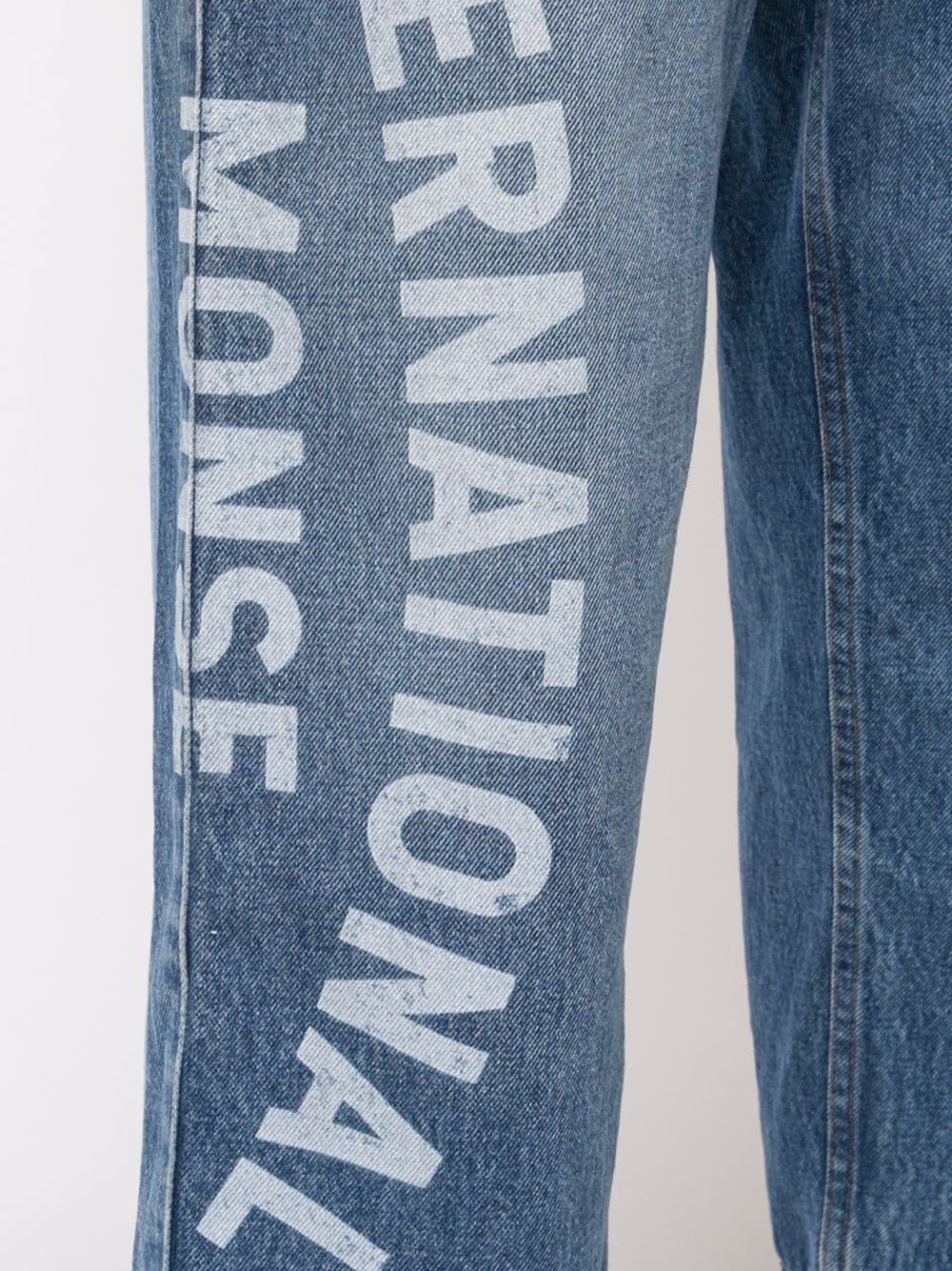 International print jeans - 5