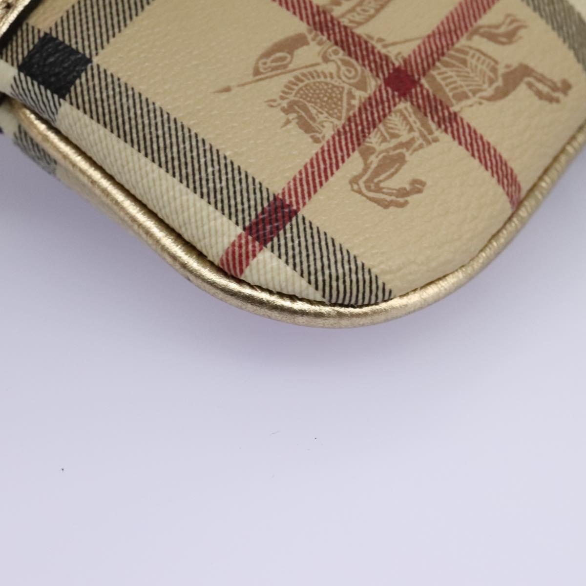 Burberry Nova Check Shoulder Bag Pvc Beige Gold - 15