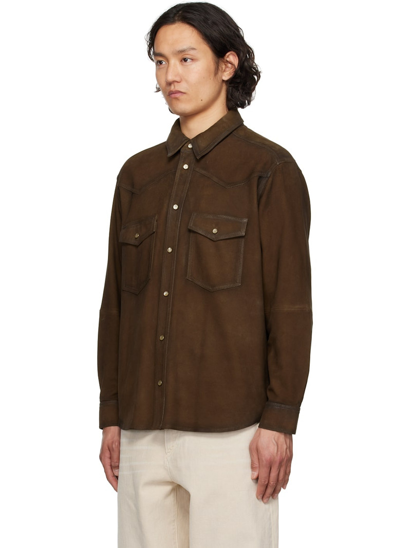Isabel Marant Brown Adrian Shirt outlook