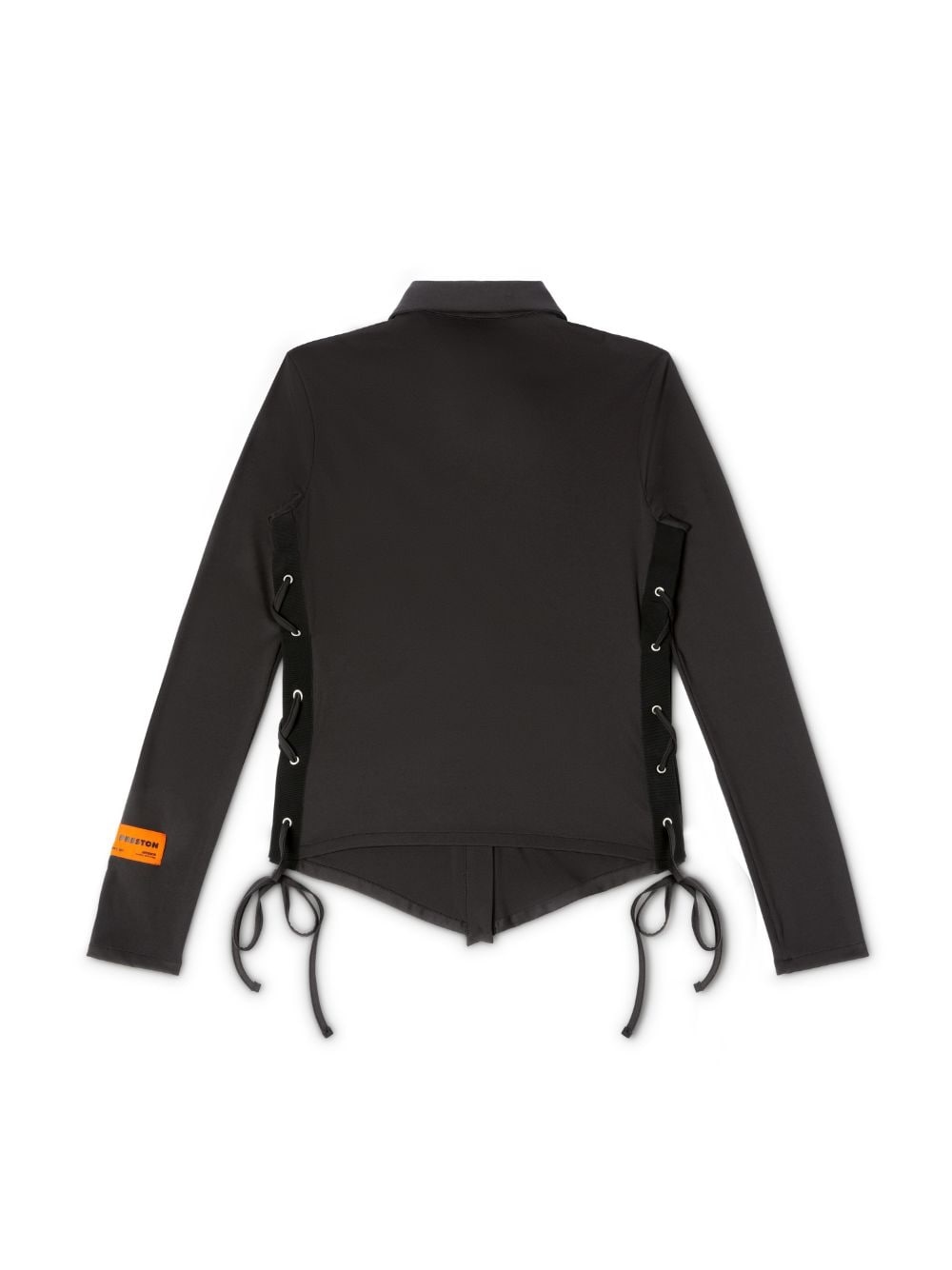 Lace-Up Stretch Shirt - 6