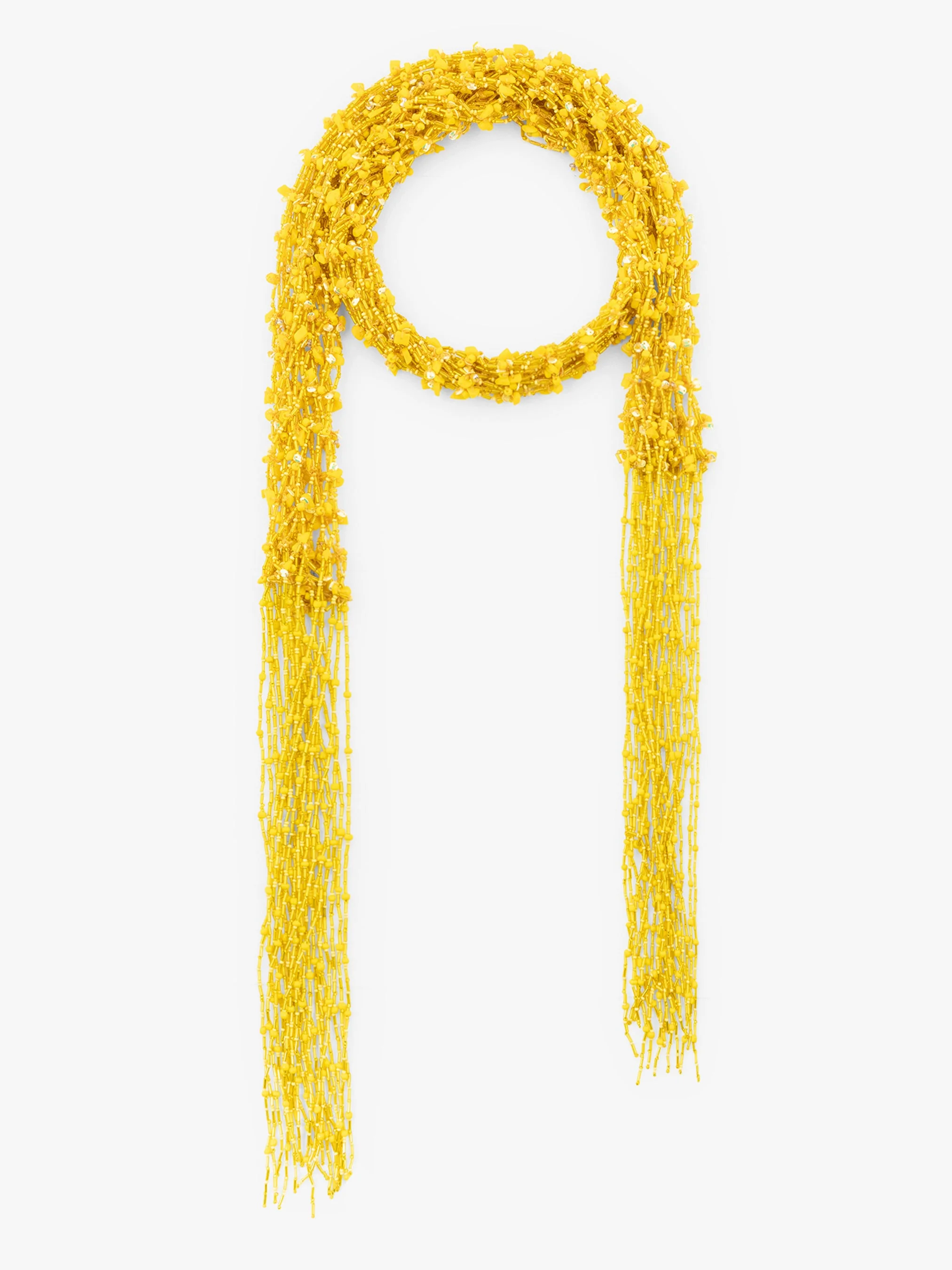 EMBROIDERED SCARF NECKLACE - 1