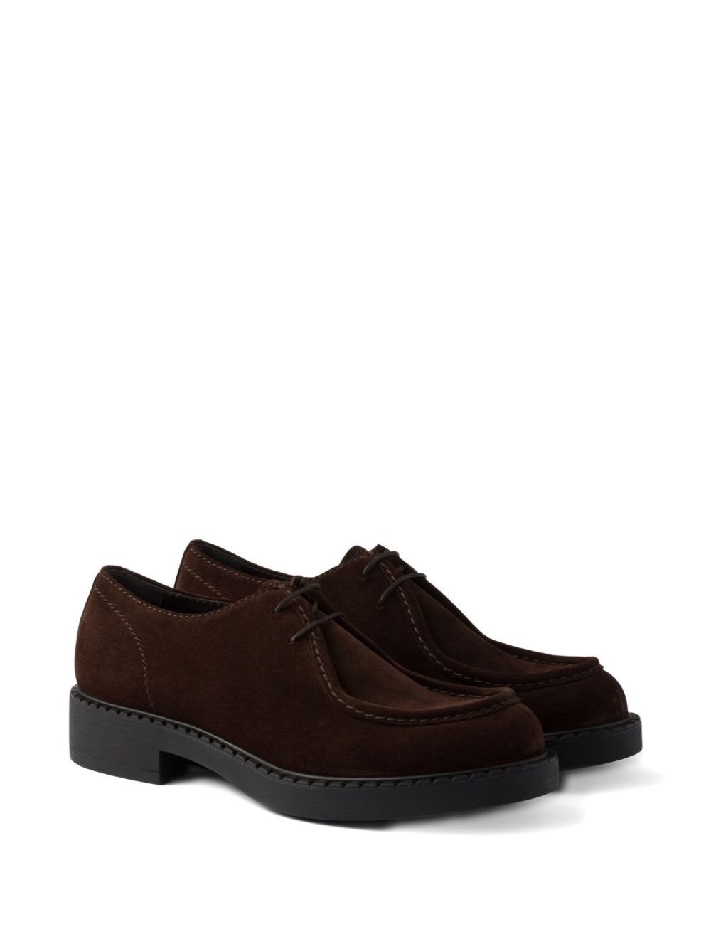suede derby shoes - 2