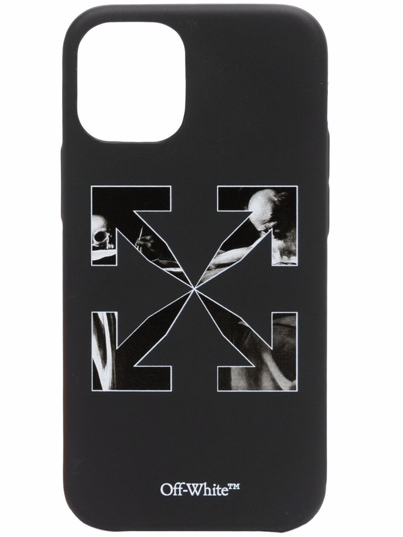 Caravaggio arrows-print iPhone 12 mini case 1