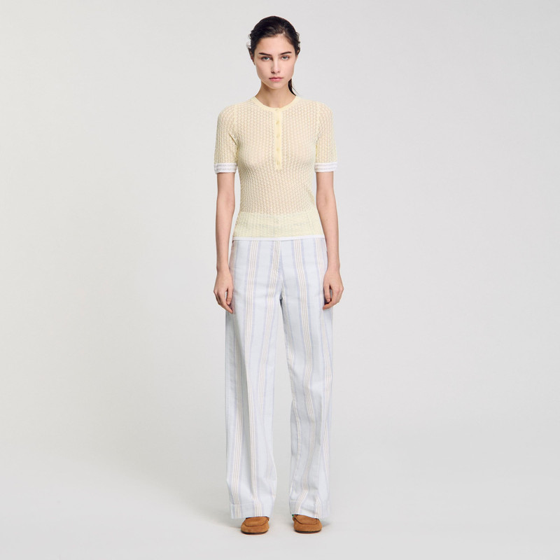 Sandro SHORT-SLEEVED SWEATER outlook
