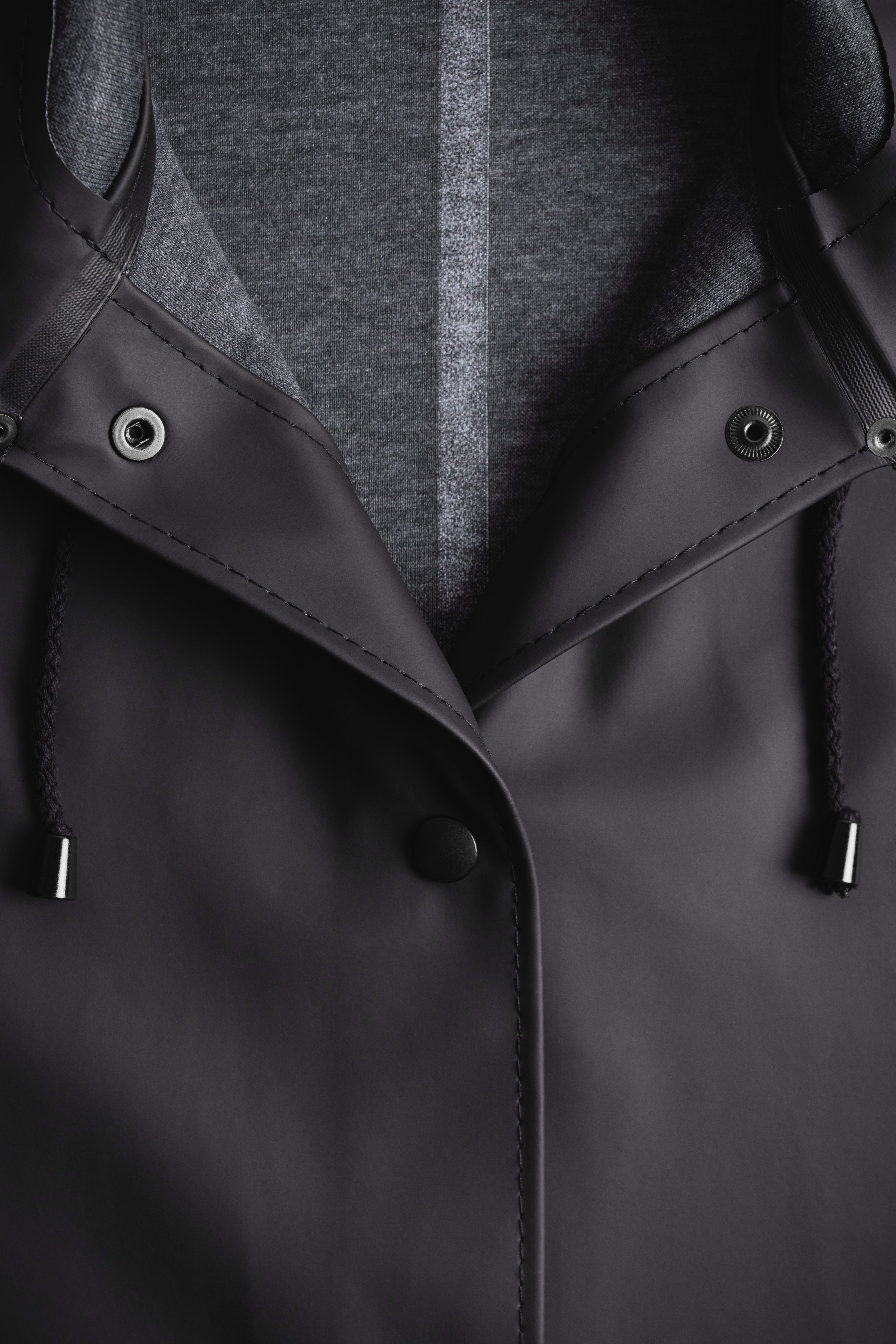 Mosebacke Long Raincoat Black - 9