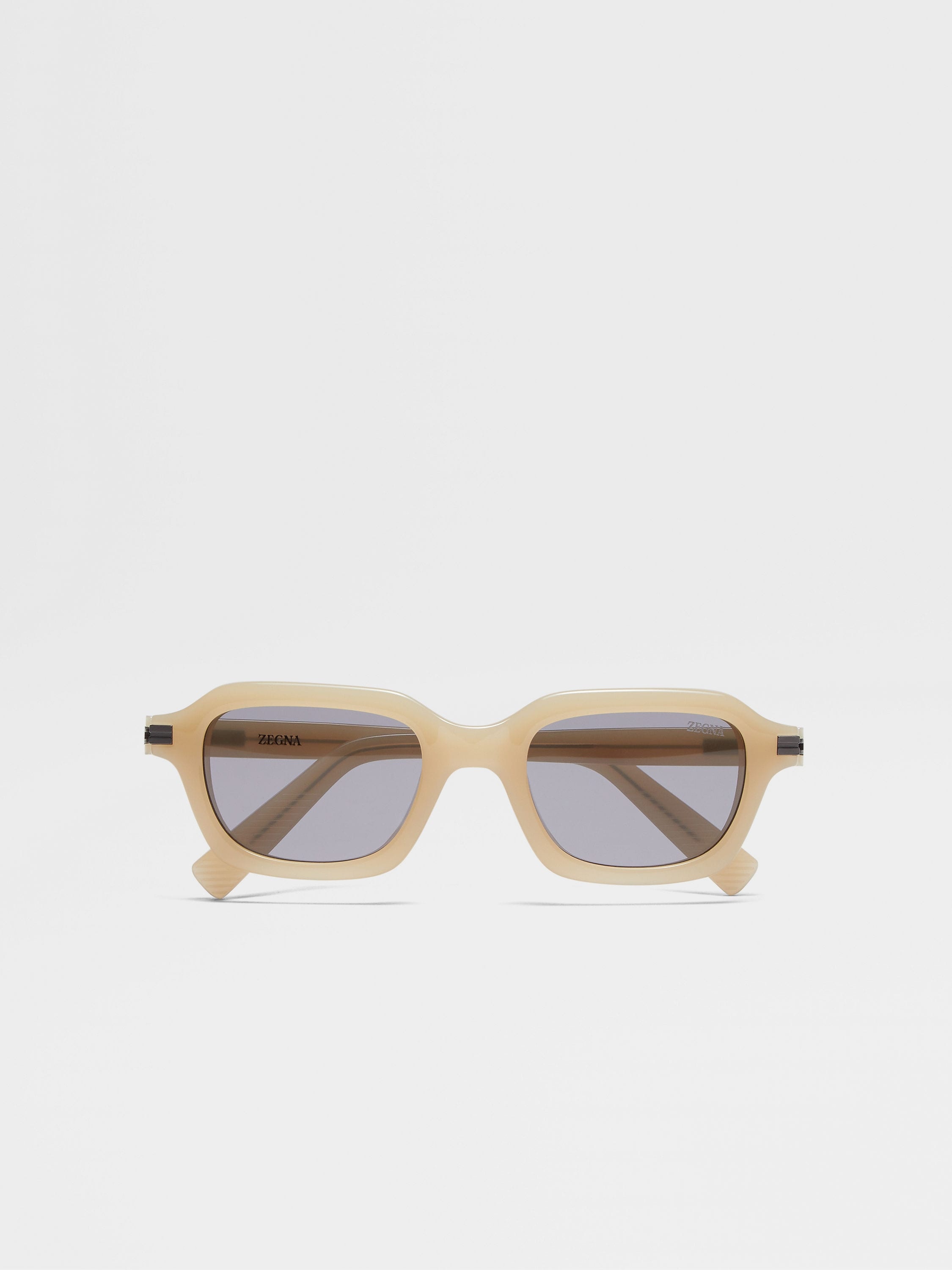 BEIGE ACETATE SUNGLASSES - 1